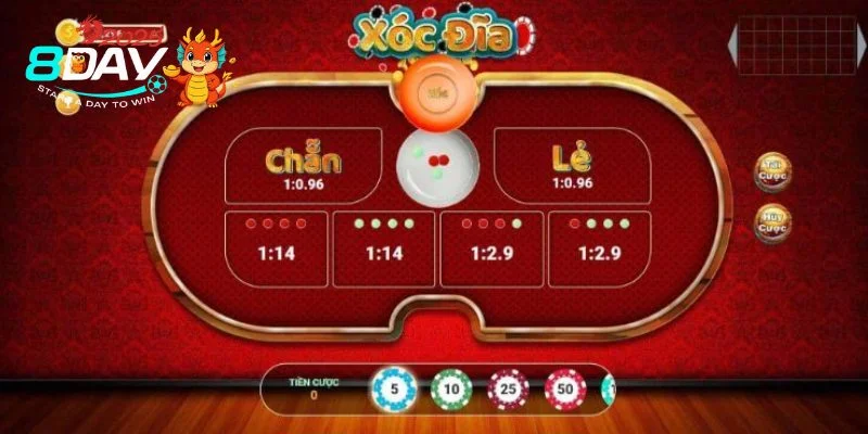 Xóc Đĩa Trực Tuyến 8DAY Dễ Chơi, Dễ Thắng Cho Mọi Bet Thủ Bật mí mẹo chơi xóc đĩa trực tuyến 8DAY